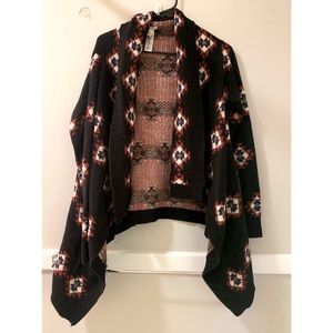 Forever 21 Aztec Print Thick Long Sweater